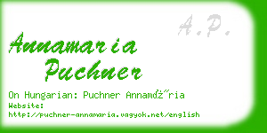 annamaria puchner business card